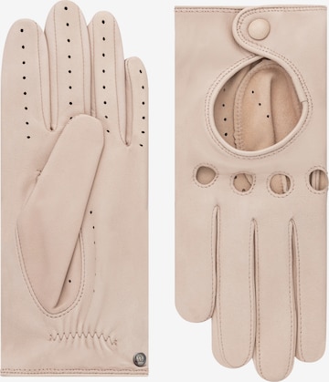 Roeckl Full finger gloves 'ROM AUTOFAHRER' in Pink: front