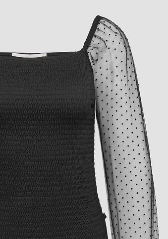 QS Shirt in Schwarz
