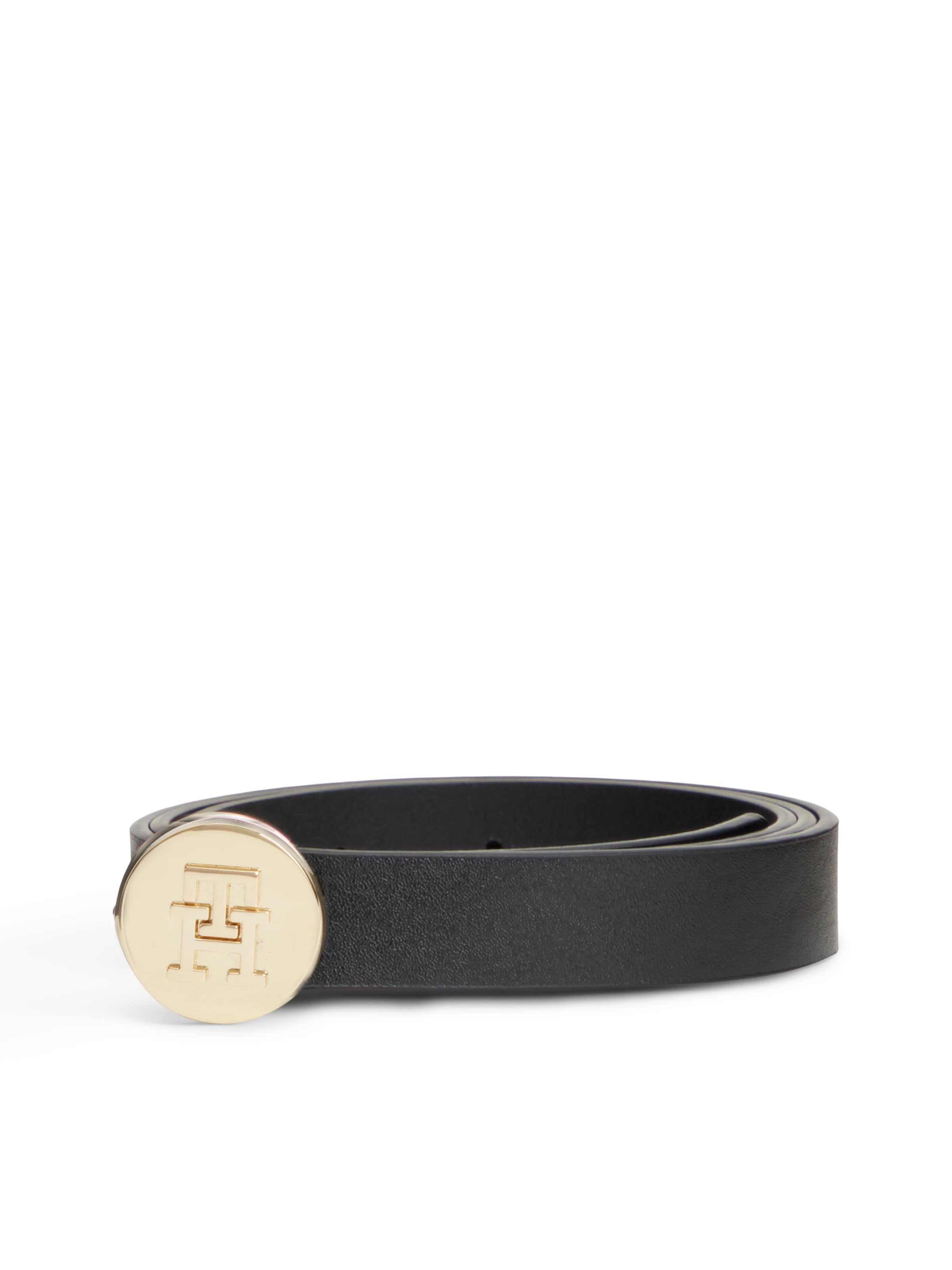 TOMMY HILFIGER Gürtel 'PENNY 2.0' in Schwarz: Vorderseite