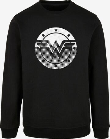 F4NT4STIC Sweatshirt 'Wonder Woman' in Zwart: voorkant