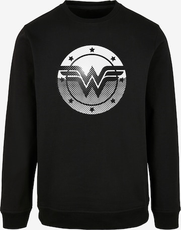 F4NT4STIC Sweatshirt 'Wonder Woman' in Zwart: voorkant