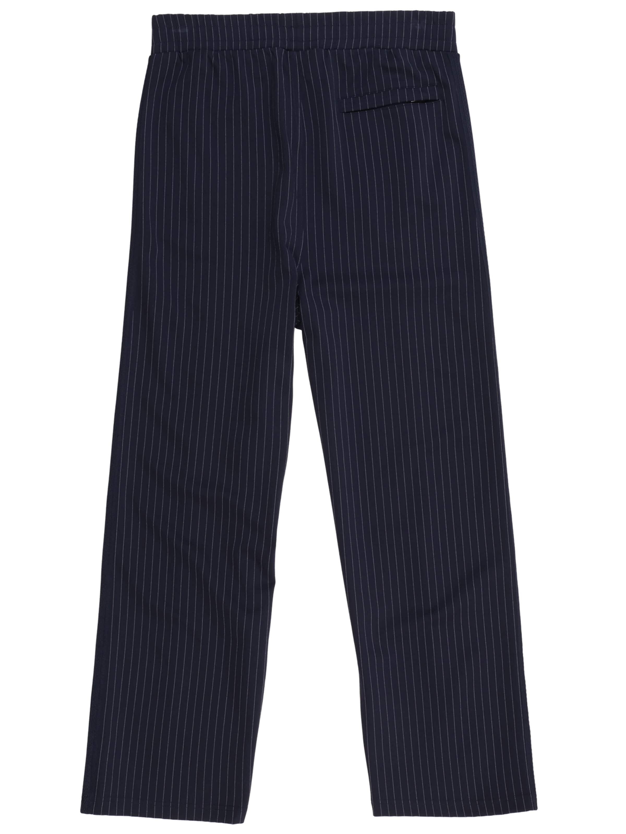 FILA Regular Trousers 'PADOLA wide straight pinstripe track pants' in Blue