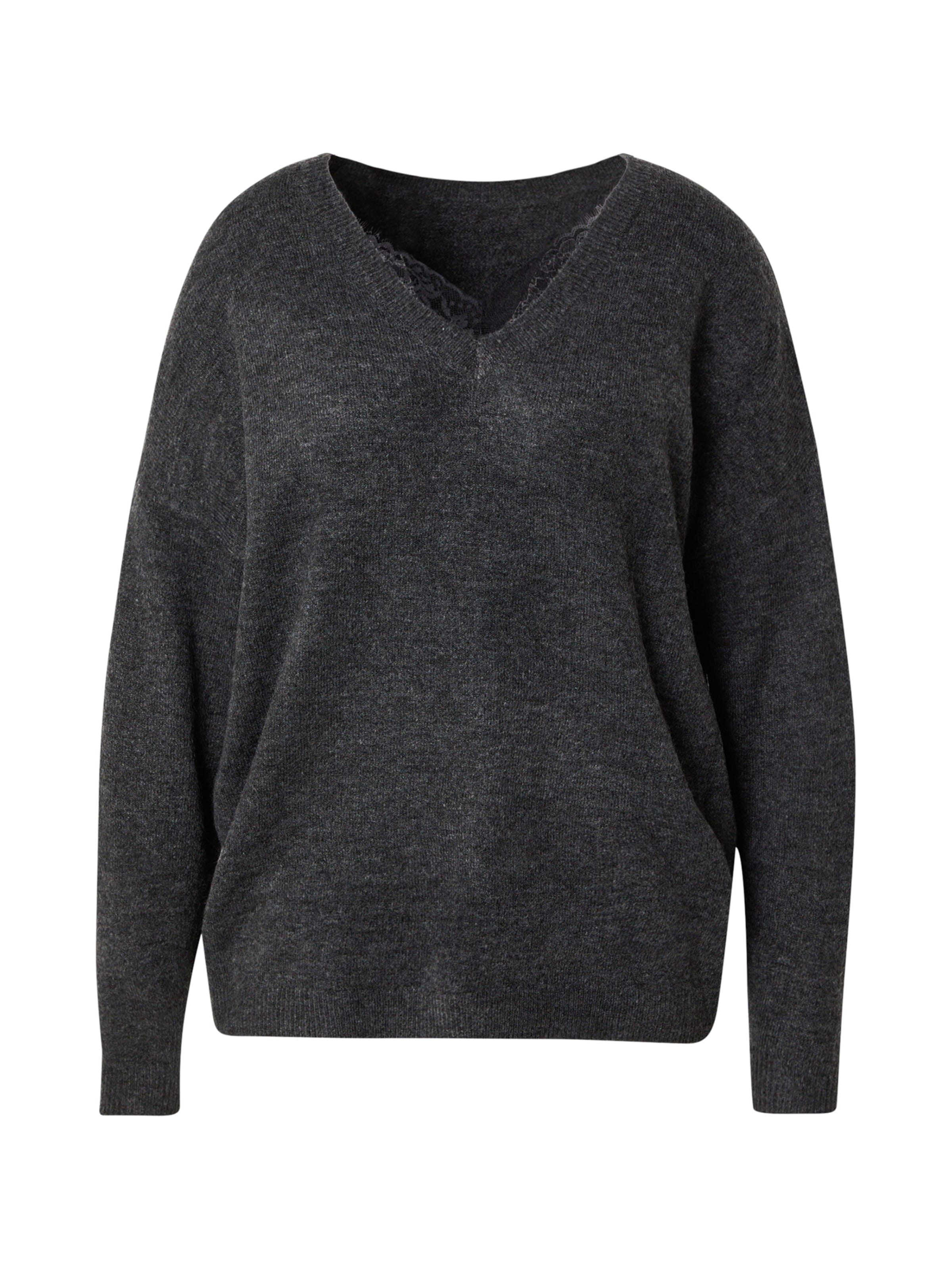 ONLY Carmakoma Sweater &#x27;CARMANIFESTA&#x27; in Grey: front