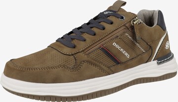 Dockers by Gerli Sneakers laag in Bruin: voorkant