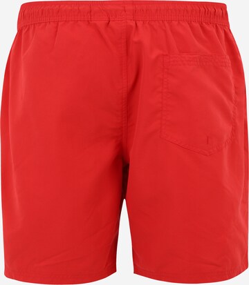 Jack & Jones Plus Board Shorts 'Fiji' in Red