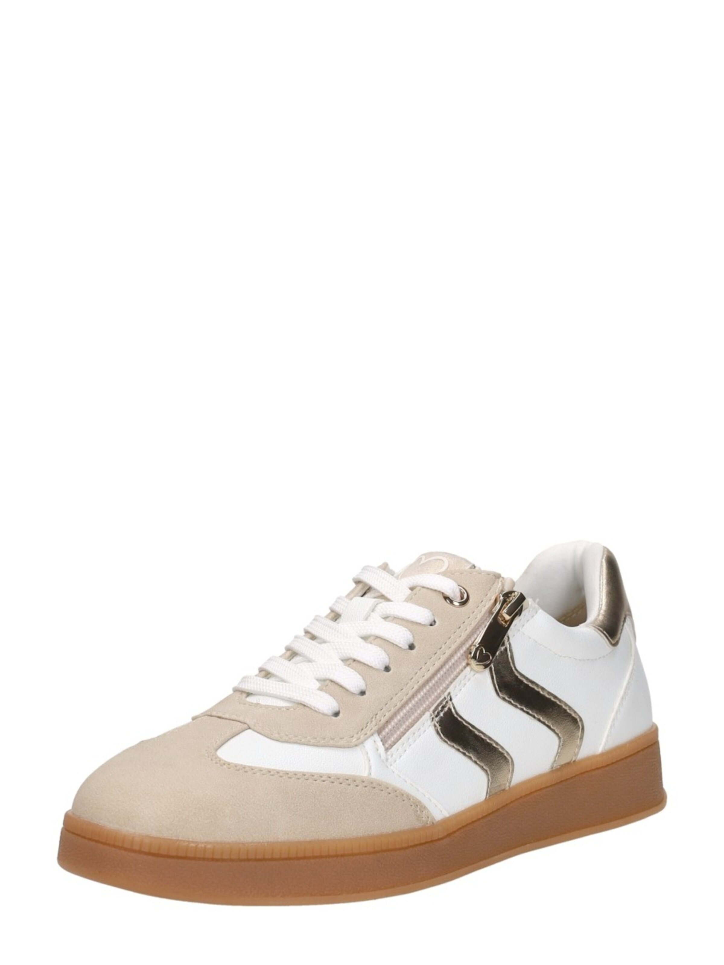 MARCO TOZZI Sneakers laag 'Sneakers Laag' in Beige