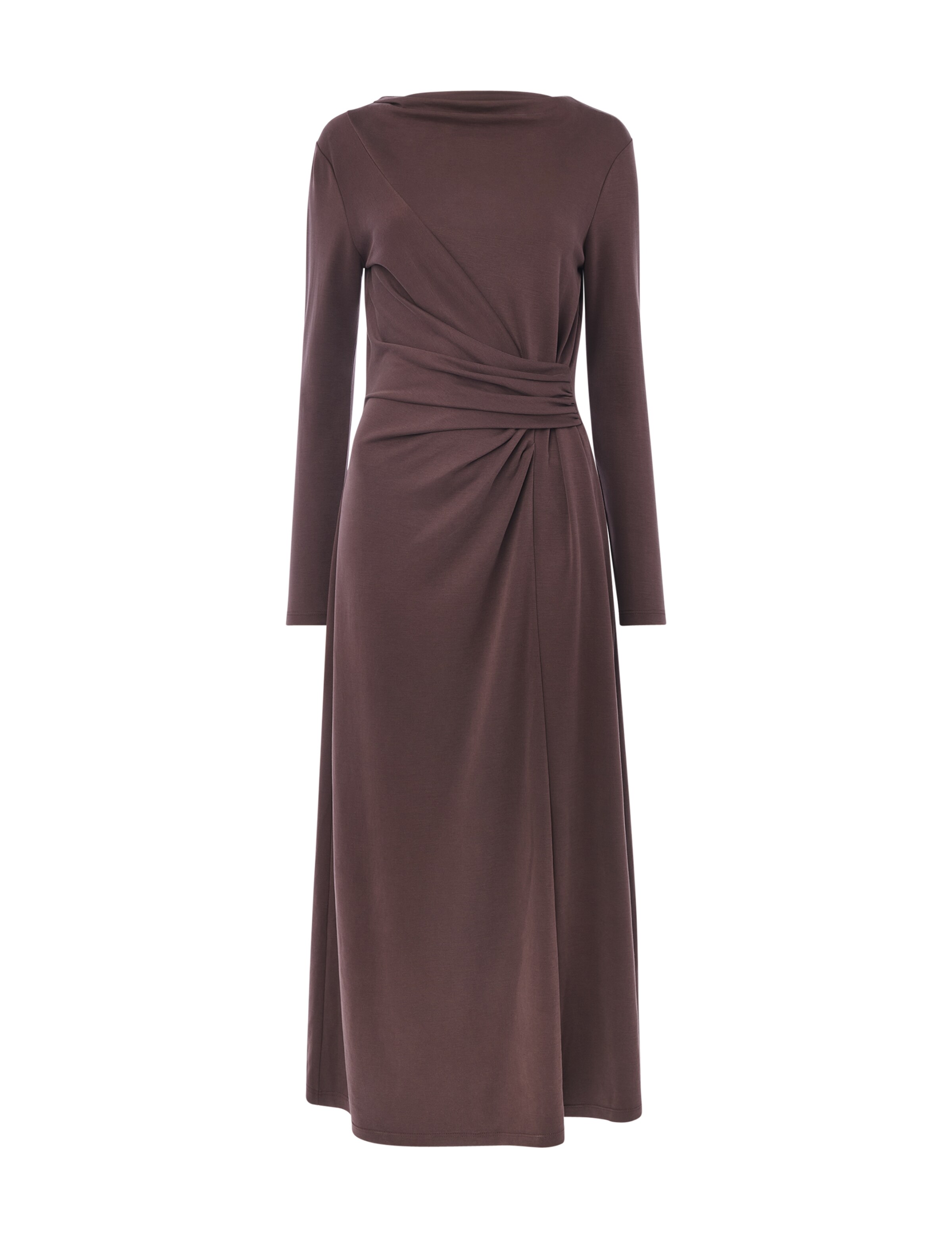 Whistles Dress in Brown: front