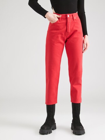 regular Jeans '501  Crop' di LEVI'S ® in rosso: frontale