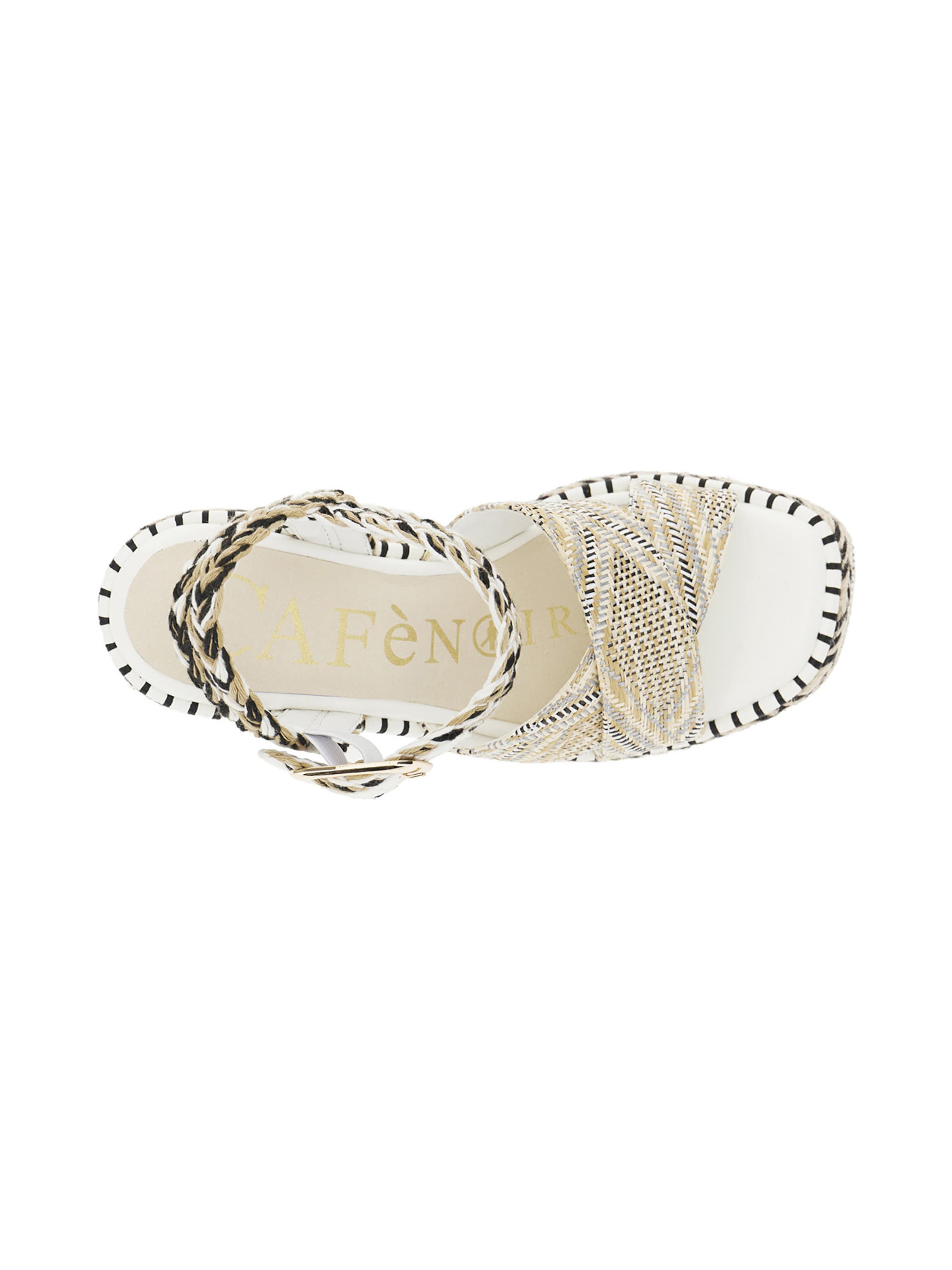 Sandales CAFè NOIR en blanc