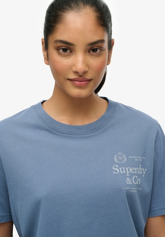 T-shirt Superdry & Co en bleu