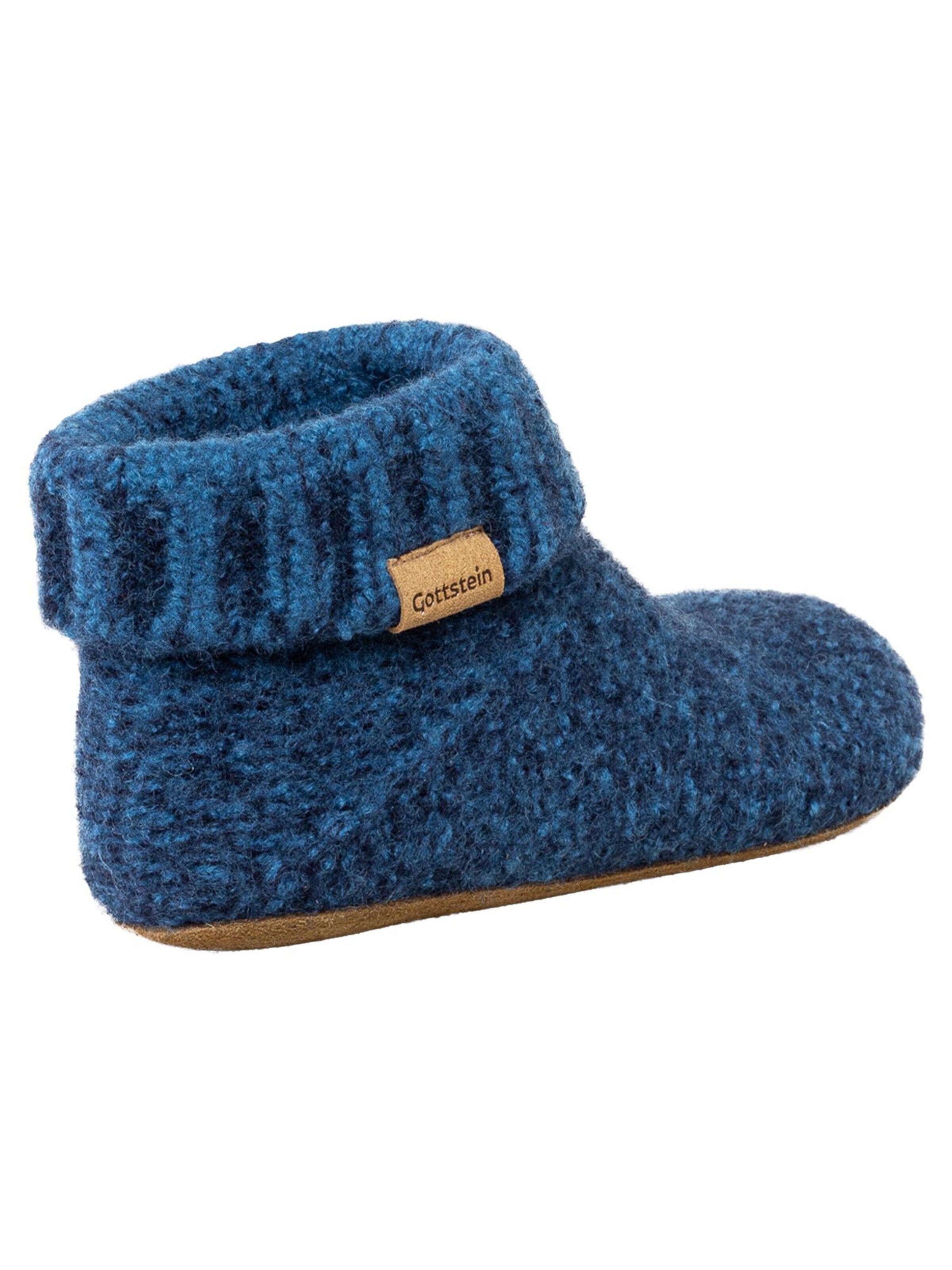 Gottstein Mules 'Knit Boot' in Blue