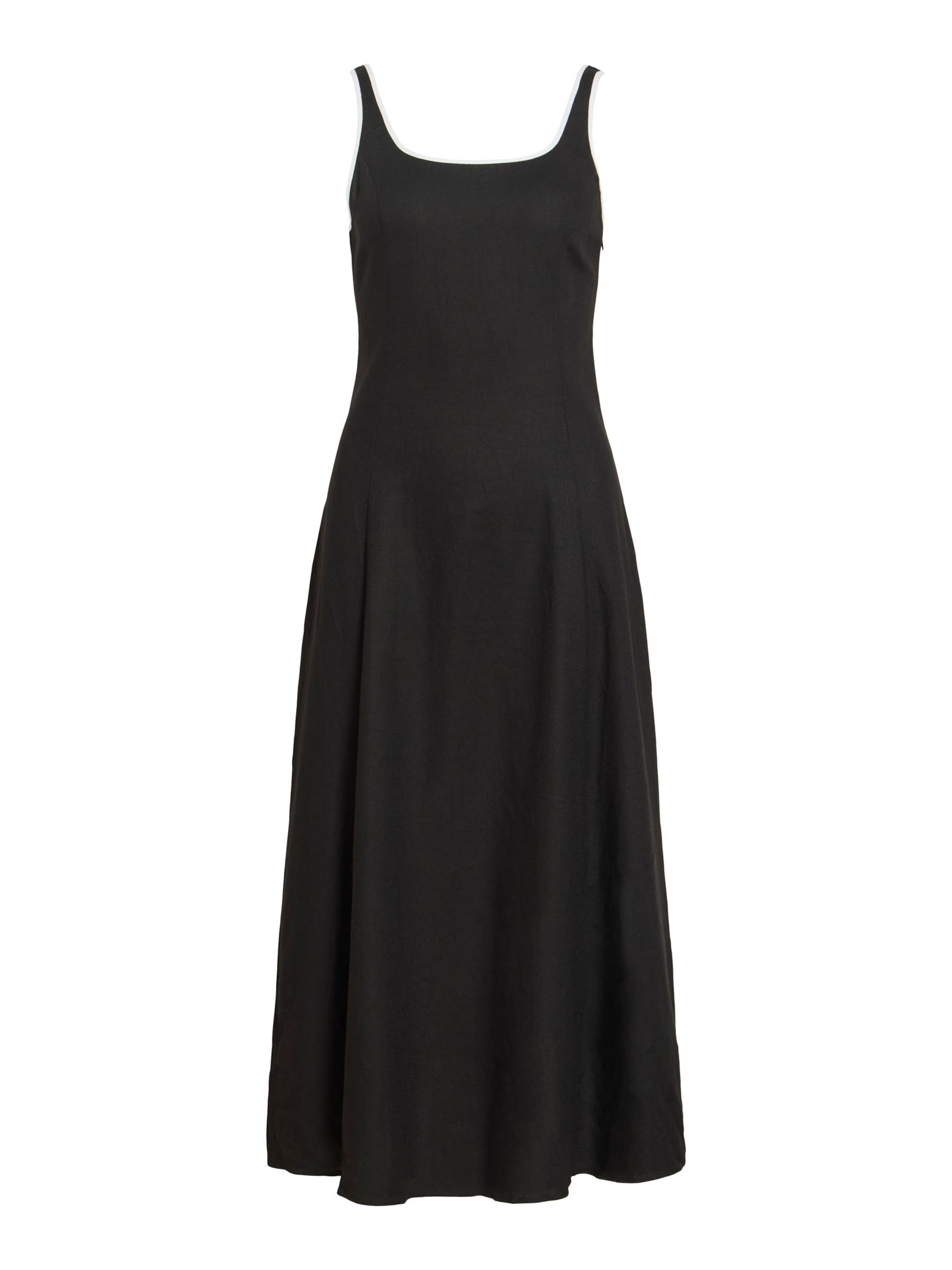 VILA Kleid 'VILiga' in Schwarz: Vorderseite