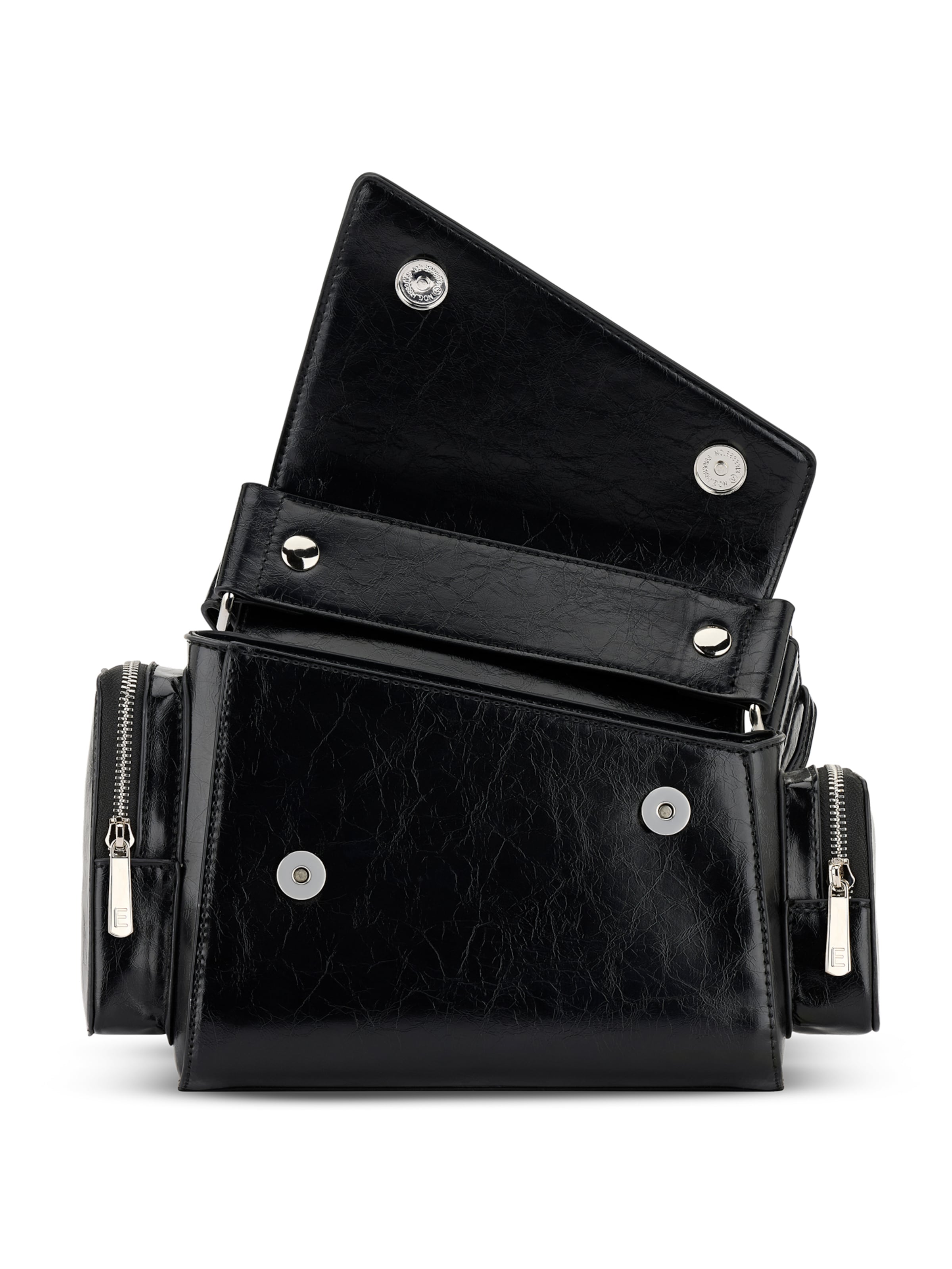 Expatrié Schultertasche 'Hunter' in Schwarz