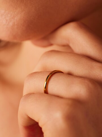Bague 'Glitzerndes Basic' Lucardi en or