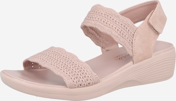 SKECHERS Сандали 'ARYA - FAVORITE FINDS' в розово: отпред