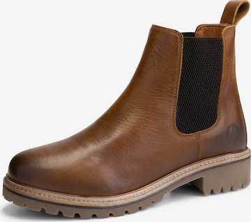 Chelsea Boots 'Boots Risnes ' Travelin en marron : devant