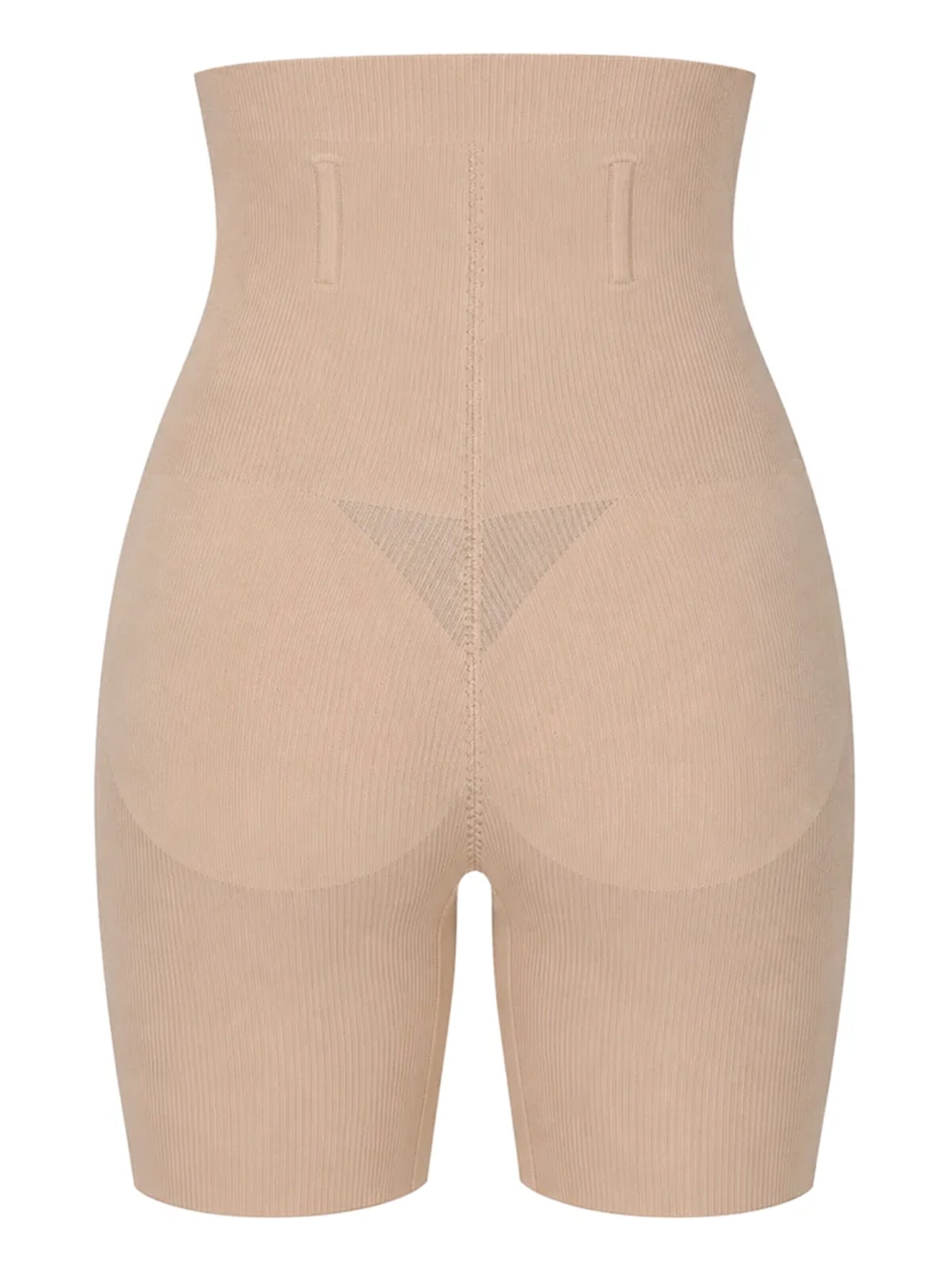 Pantalon modelant 'Corrigerende High Waist Short met Pads' Shapetape en beige
