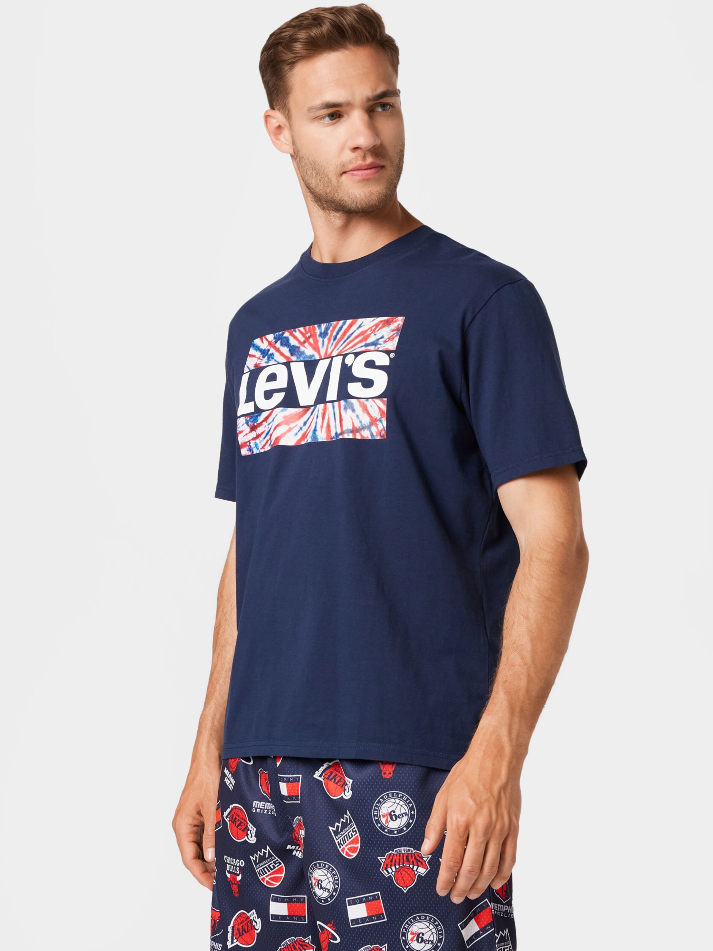 Männer Shirts LEVI'S T-Shirt in Navy - NF71796 Männer Shirts LEVI'S T-Shirt in Navy - NF71796