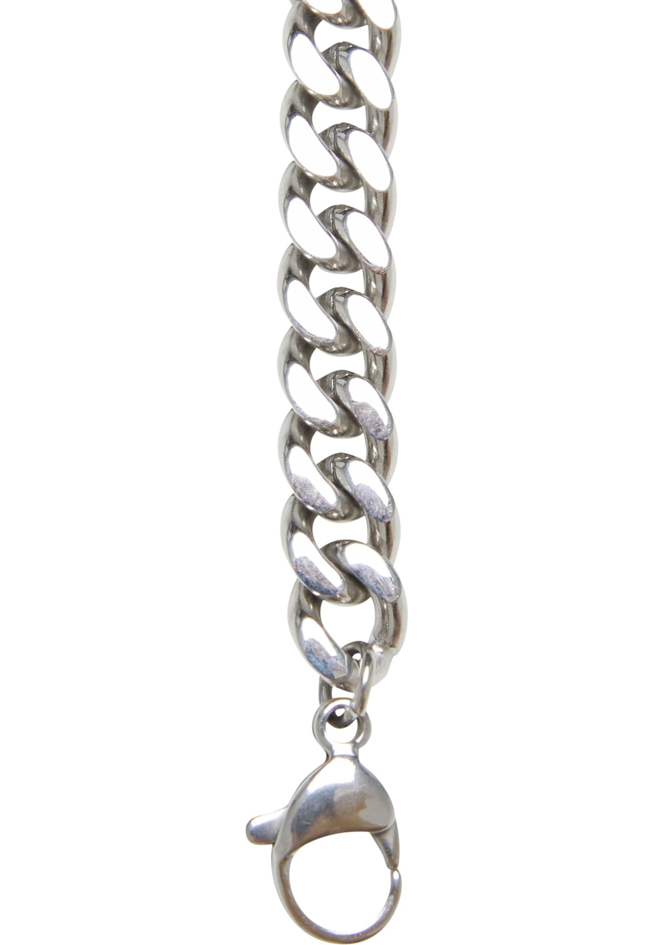 Chaîne 'Cubanlink' Karl Kani en argent