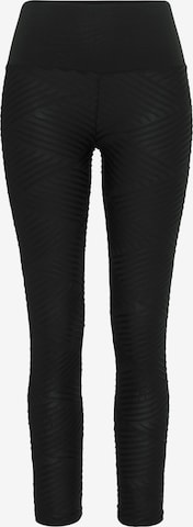 Skinny Pantalon de sport LASCANA ACTIVE en noir : devant