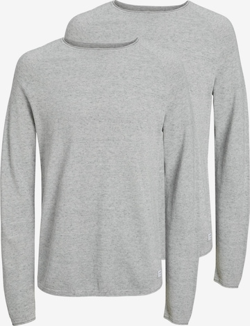 JACK & JONES Sweater 'Hill' in Grey: front