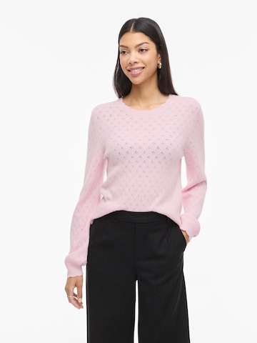 VILA Πουλόβερ 'VIPOILA' σε ροζ: μπροστά