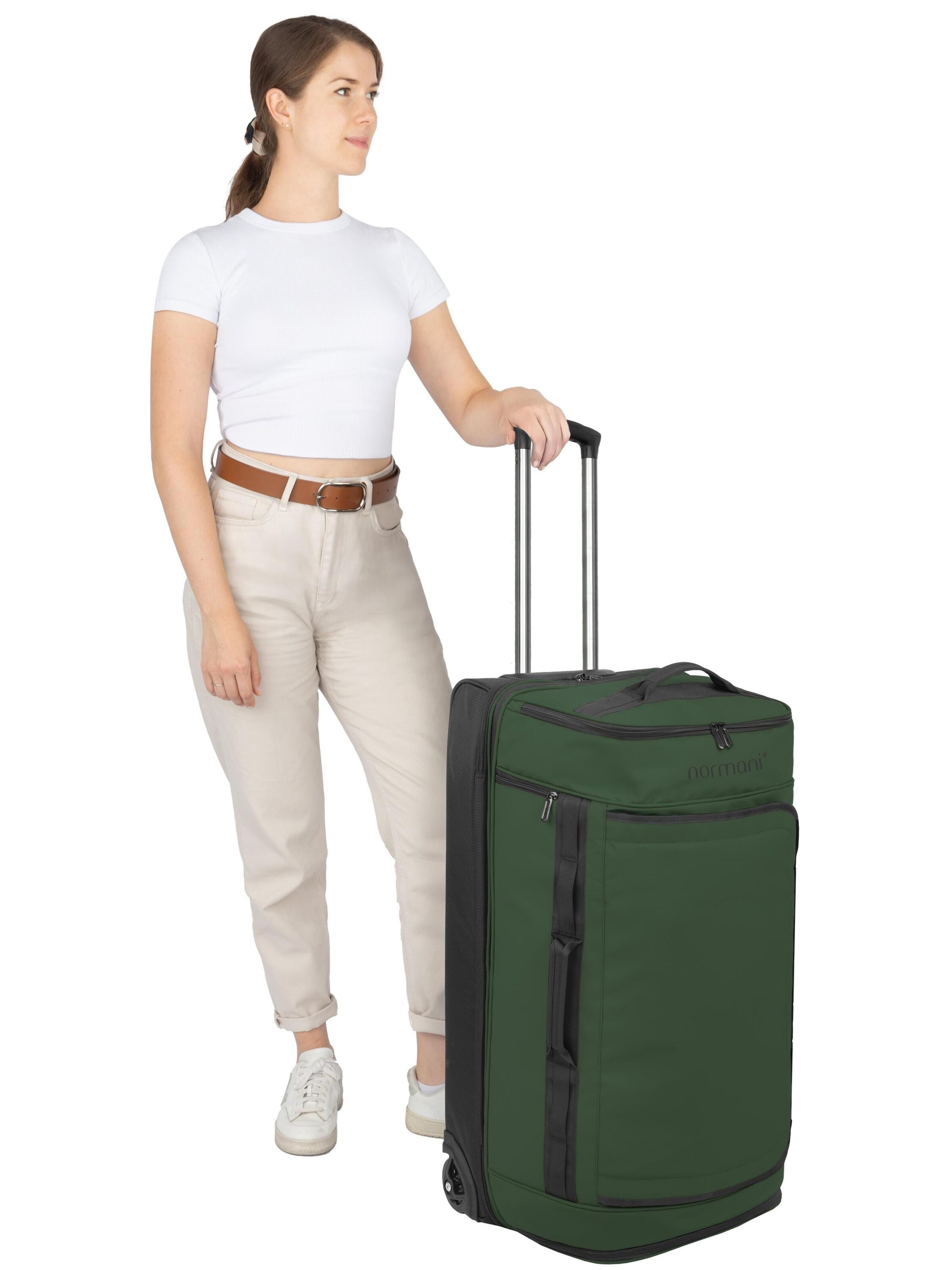 Sac de voyage 'Samara' normani en vert : devant