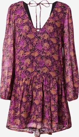 PATRIZIA PEPE - Vestido 'ABITO' em roxo: frente