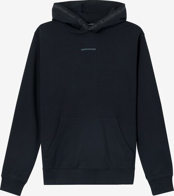 Calvin Klein Jeans Sweatshirt in Schwarz: predná strana