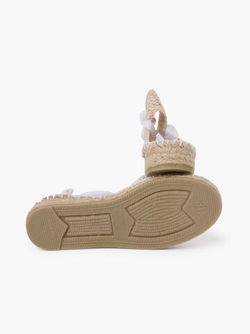 Sandales Pisamonas en blanc