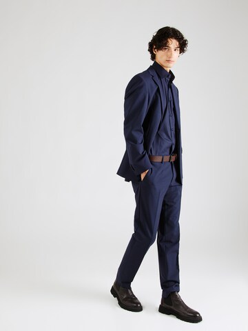Slim fit Camicia 'H-Hank' di BOSS in blu