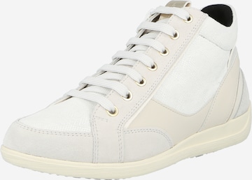 GEOX High-Top Sneakers 'MYRIA' in White: front