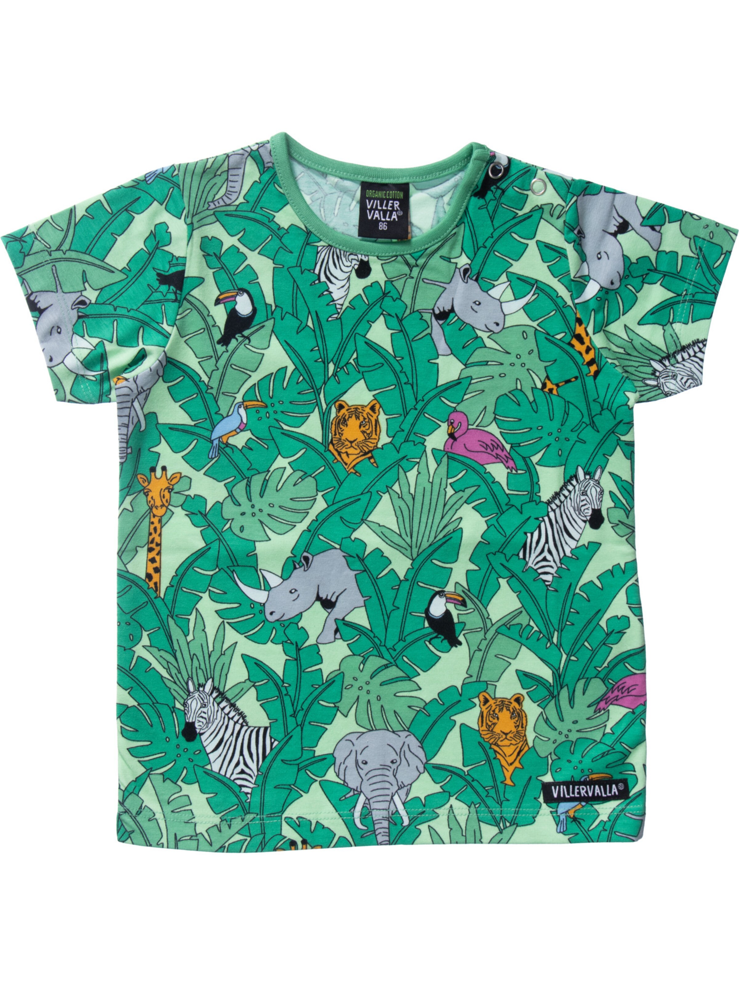 Villervalla Shirt '0079MKA' in Yellow / Green / Light green / Lilac, Item view