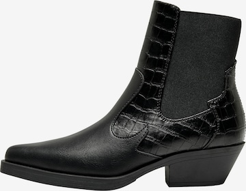 Bottines 'Bronco' ONLY en noir : devant