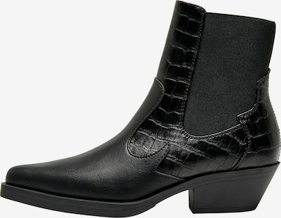 ONLY Bottines 'Bronco' en noir, Vue avec produit