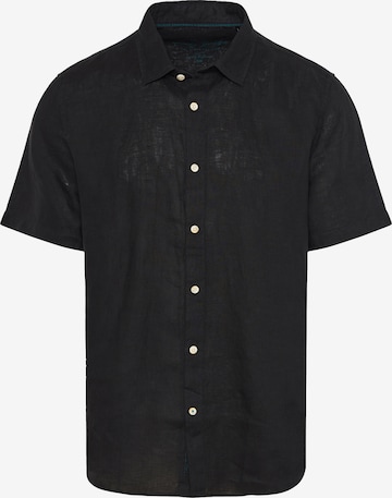 Funky Buddha Regular Fit Paita värissä musta: etupuoli