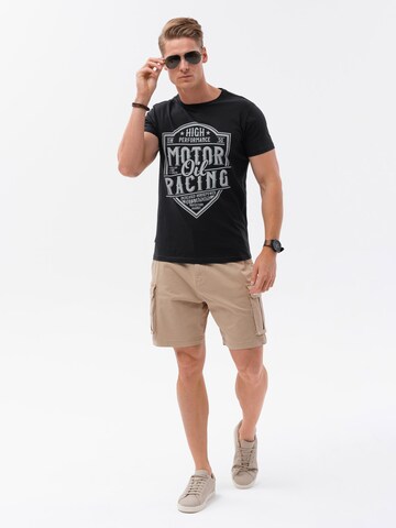 Ombre Shirt 'S1735' in Black
