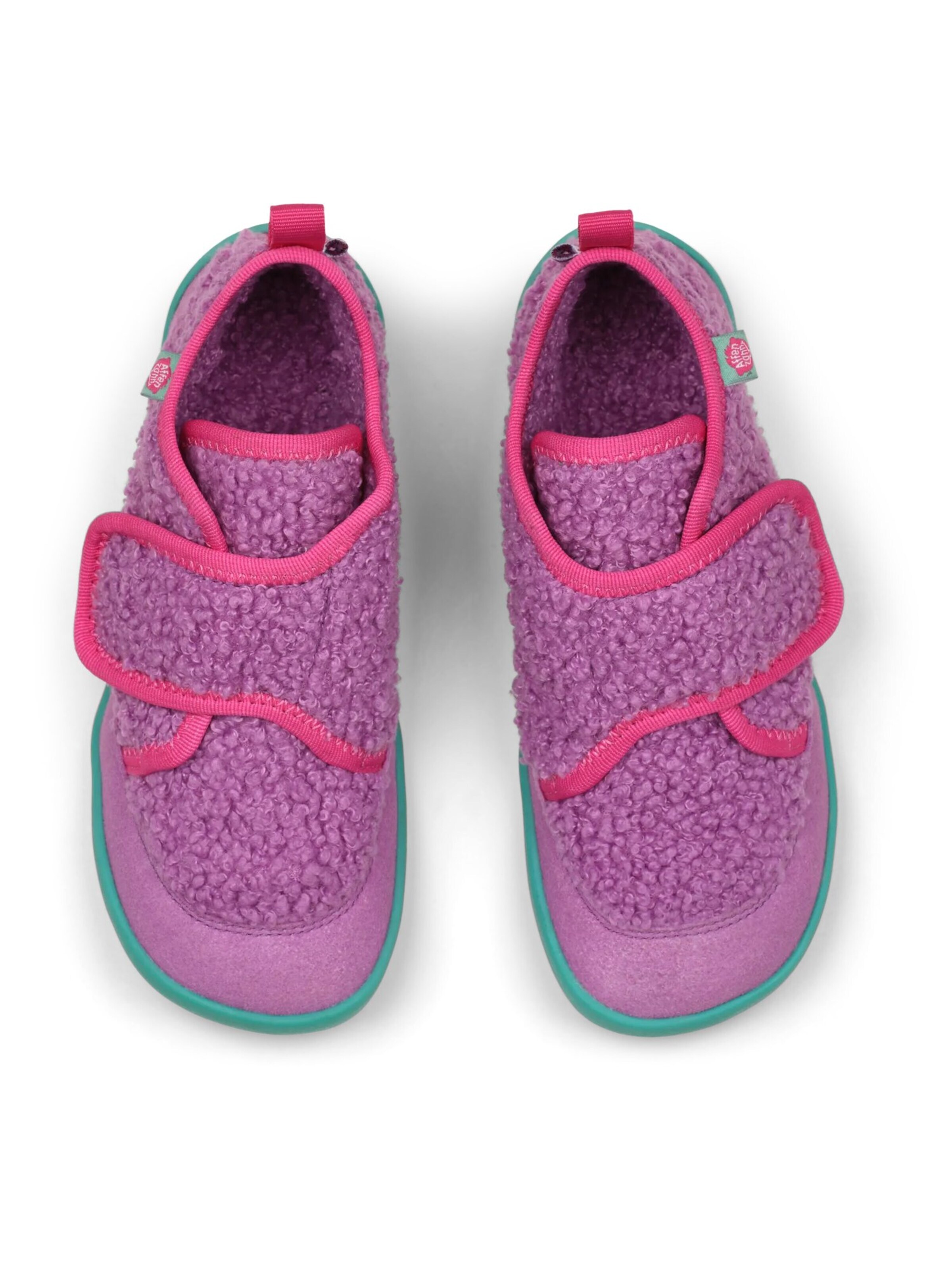 Affenzahn Slippers 'Vegan Fleecy Vegan Fleecy' in Purple