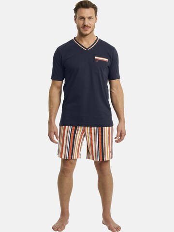 Jan Vanderstorm Pajama short ' Fredstein ' in Blue: front