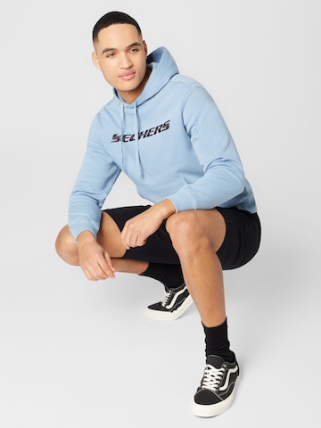 SKECHERS - Sweatshirt de desporto em azul