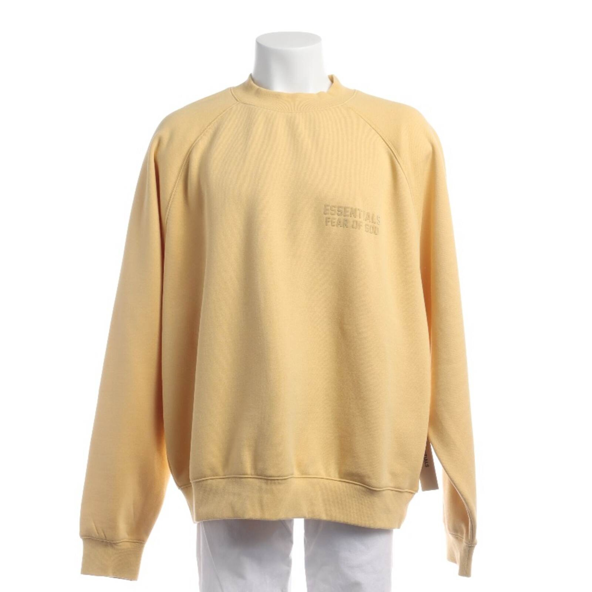 Fear of God Sweatshirt / Sweatjacke L in Gelb: Vorderseite