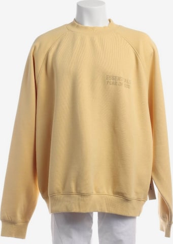 Fear of God Sweatshirt / Sweatjacke L in Gelb: Vorderseite