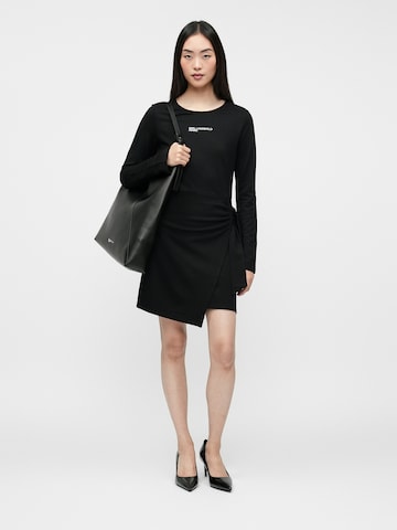KARL LAGERFELD JEANS - Vestido 'Milano' em preto
