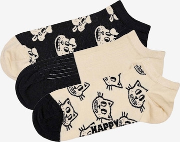 Calzino di Happy Socks in beige: frontale