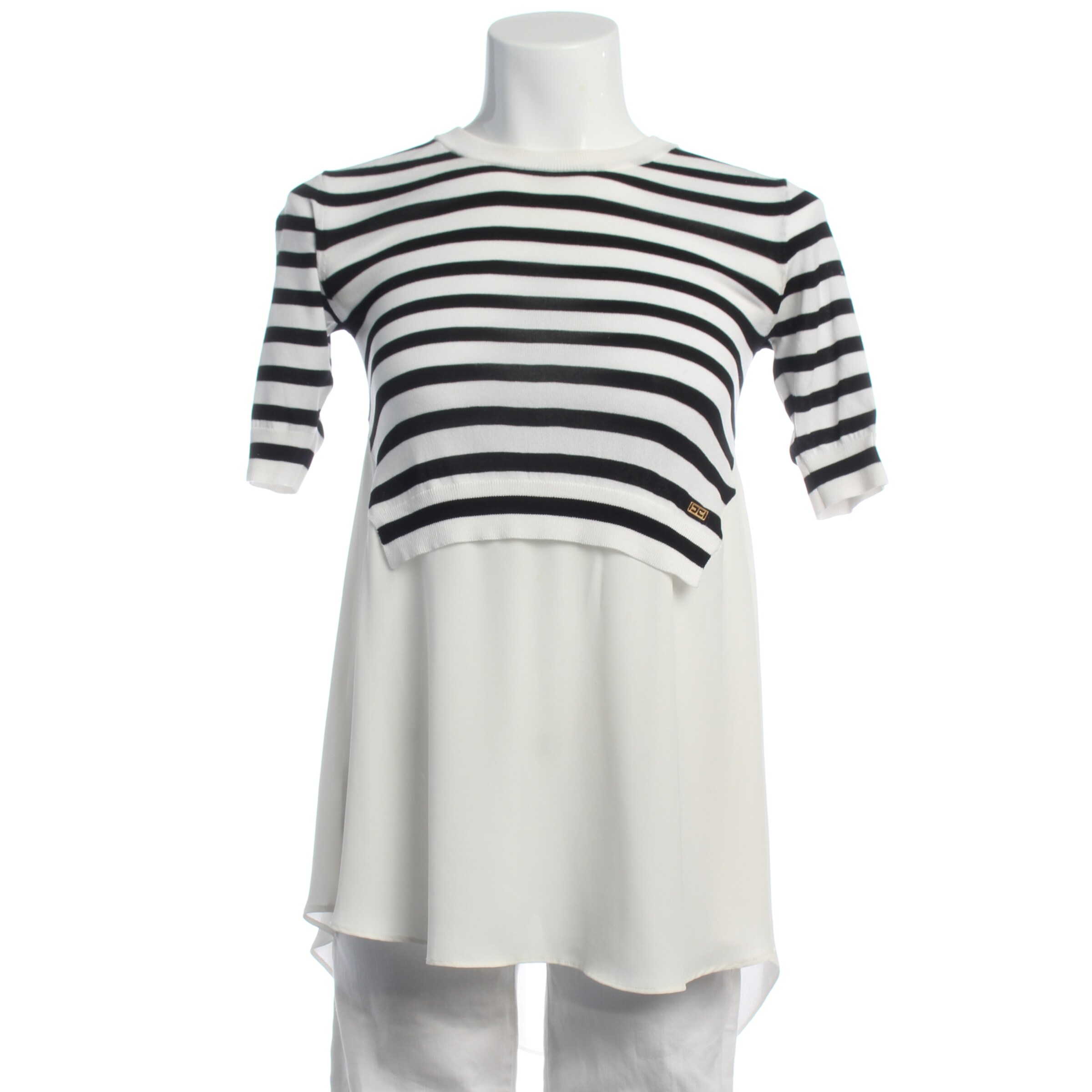 Elisabetta Franchi Shirt XS in Schwarz: Vorderseite