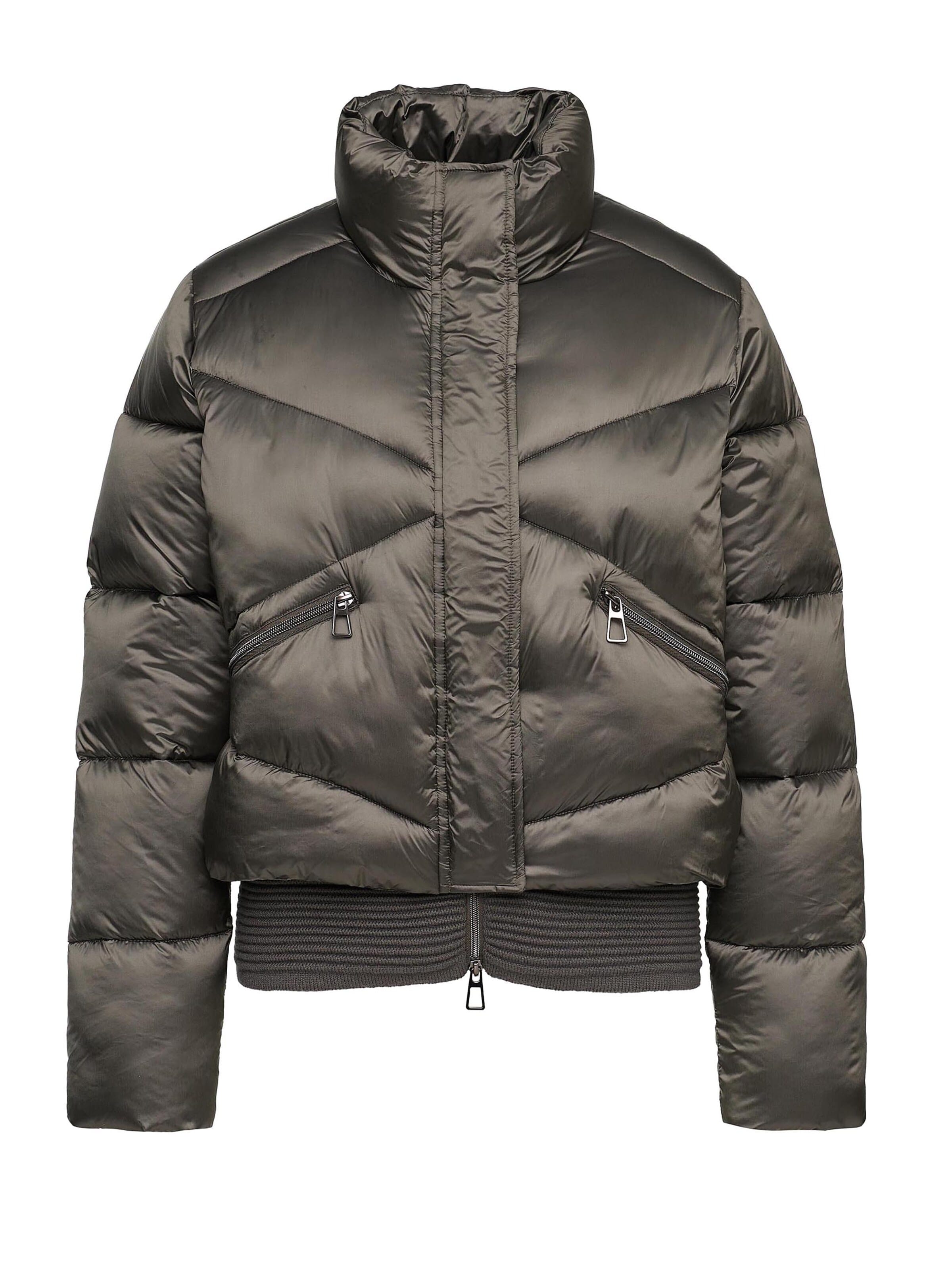 MANISA Between-season jacket 'Steppjacke' in Grey: front