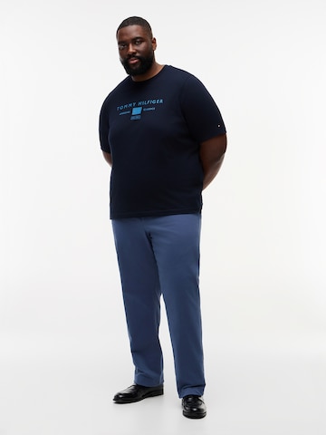 Tommy Hilfiger Big & Tall Shirt 'BRAND LOVE' in Blauw