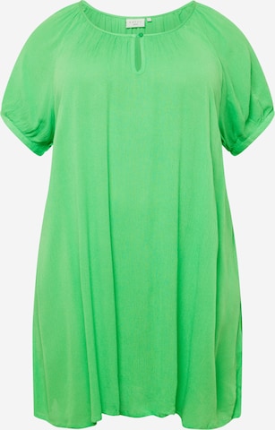 KAFFE CURVE Tunic 'Ami' in Green: front