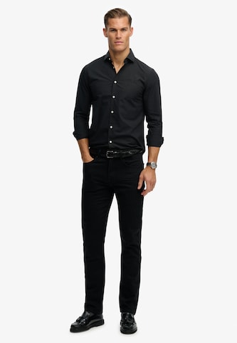 Fit confort Chemise Superdry en noir