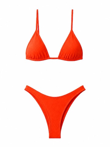 Kalaia Triangle Bikini in Orange: front